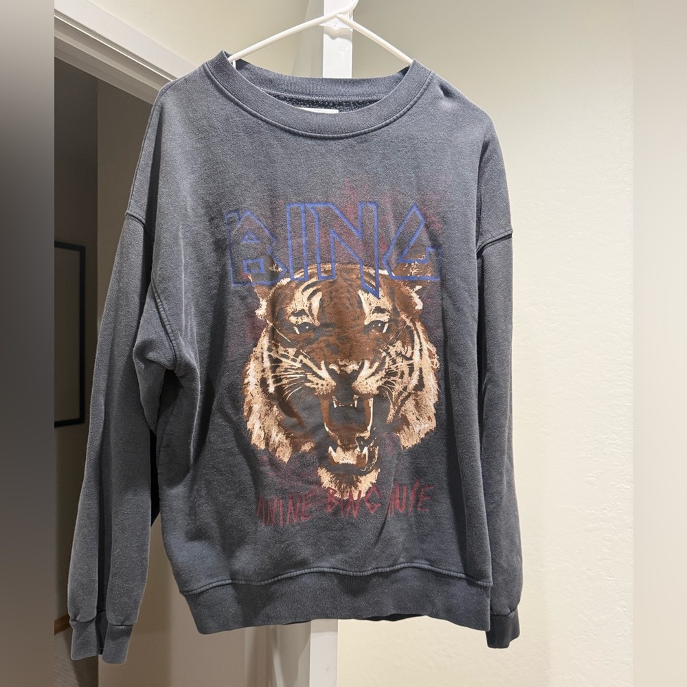 LIKE NEW - Anine Bing Tiger Sweatshirt - Size M